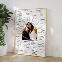  Graduation Guest Signature Poster