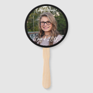 Graduation Hand Fan, Photo Favor Graduate Fan