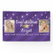 Graduation Hand Lettered Photo Purple Gold Stars 