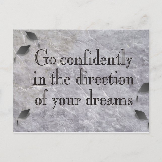 Graduation Hats Announcement Postcard (Front)