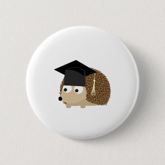 Graduation hedgehog button
