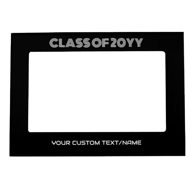 Graduation High School Class Personalized Magnetic Frame (Front)