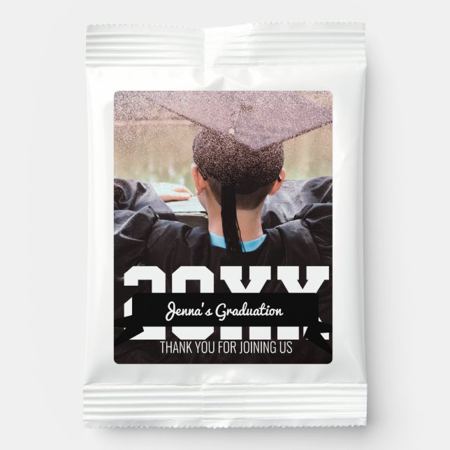 Graduation High School College Party Photo  Hot Chocolate Drink Mix (Front)
