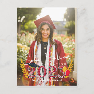 Graduation High School Congratulation Postcard