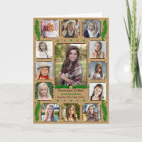 Graduation High School Photo Collage | Burlap Fern