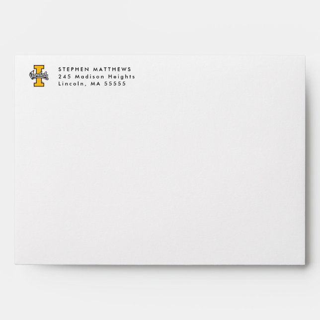 Graduation | Idaho Vandals Logo Envelope (Front)