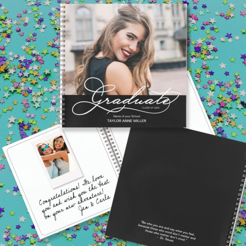 Graduation Instant Photo and Message Guest Book