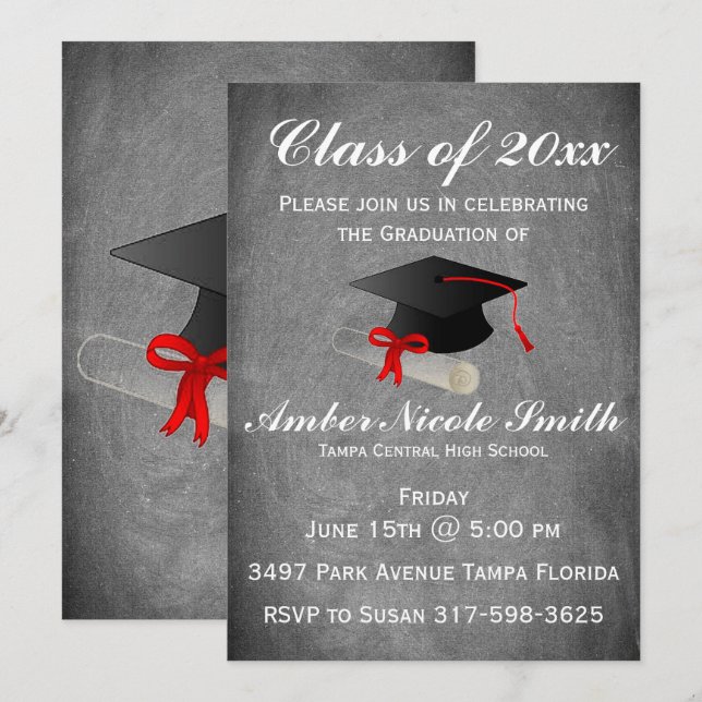 Graduation Invitation (Front/Back)