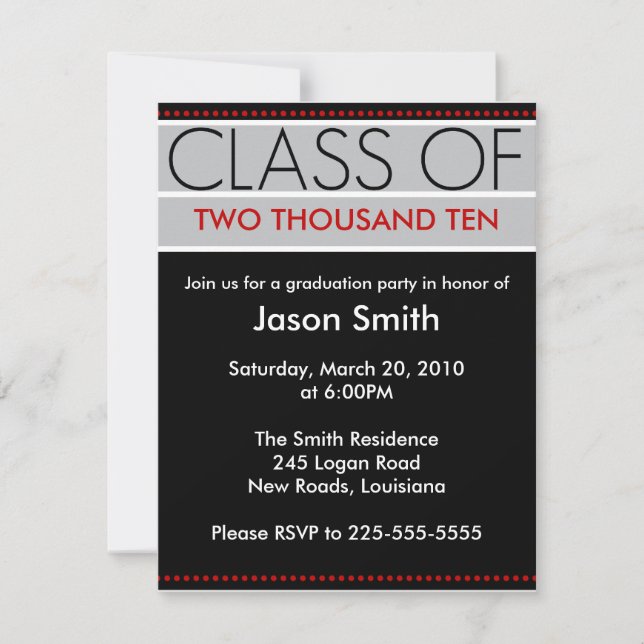 Graduation Invitation (Front)