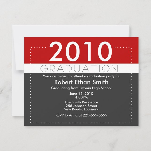 Graduation Invitation (Front)