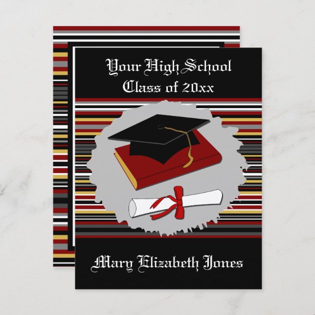 Graduation Invitation (Front/Back)