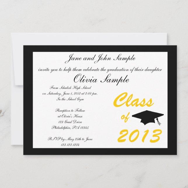 Graduation Invitation (Front)