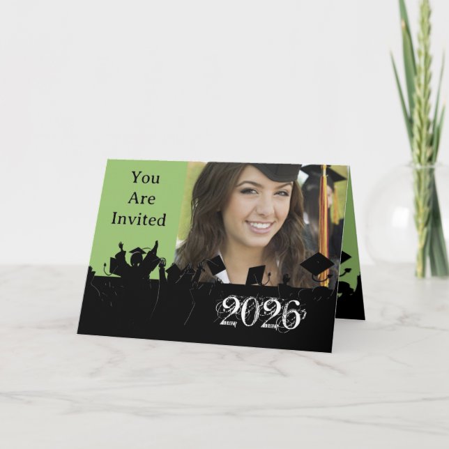 Graduation Invitation Change Color and Year (Front)