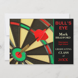 GRADUATION INVITATION -DART BD, INSERT NAME/YEAR