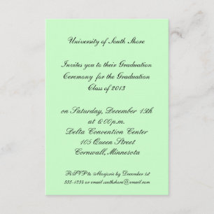 Graduation Invitation for 2013