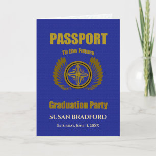 GRADUATION INVITATION - PASSPORT - 2015