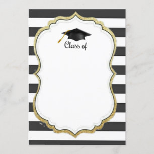 Graduation invitation template