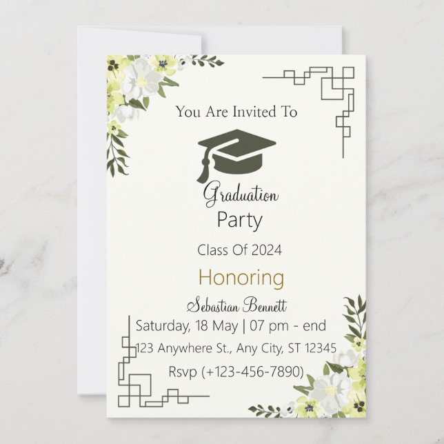 graduation invitations (Front)