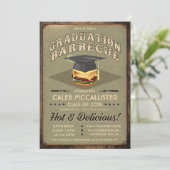 Graduation Invitations | BBQ Party (Standing Front)