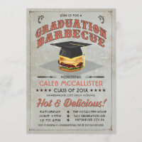 Graduation Invitations | BBQ Party v.2