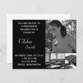 Graduation Invitations Cheap Customizable Photo (Front/Back)