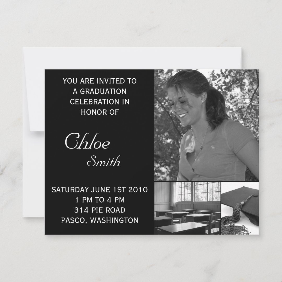 Graduation Invitations Cheap Customizable Photo Zazzle