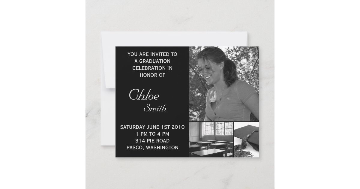 Graduation Invitations Cheap Customizable Photo Zazzle