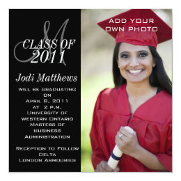 photo invitations graduation