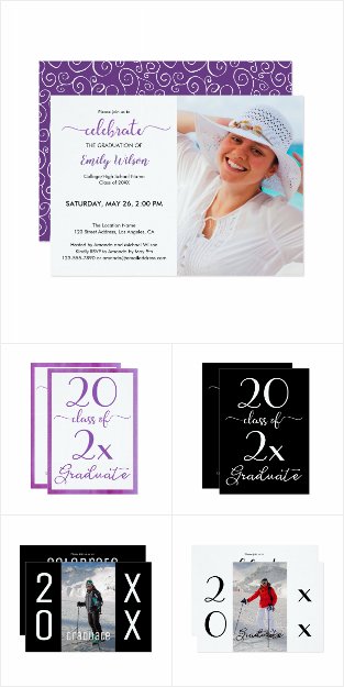 Graduation Invitations–Thank You Cards–Guestbooks