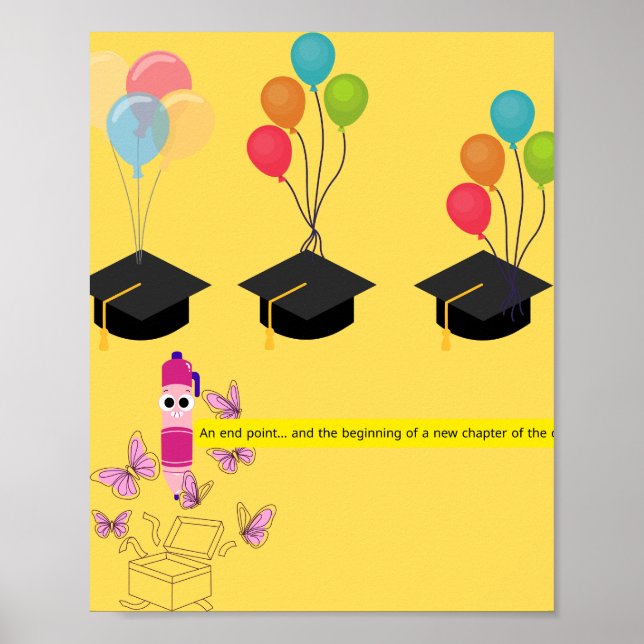 Graduation Invite – New Chapter Begins Poster (Front)