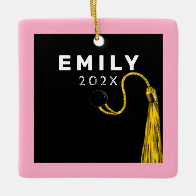 Graduation Keepsake 2026 Ceramic Ornament (Front)