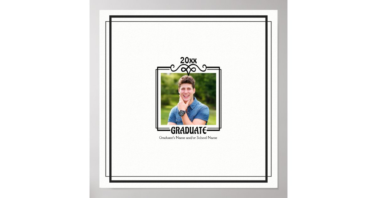 Graduation Keepsake Autograph Poster Zazzle