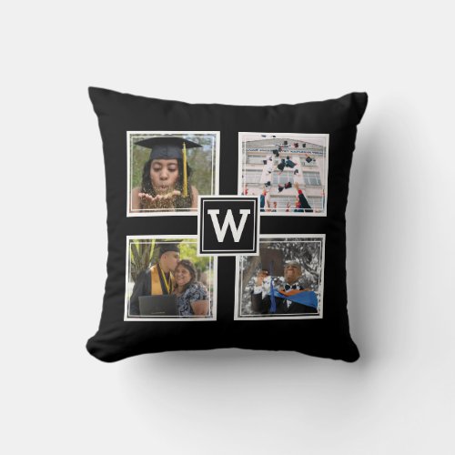 Graduation Keepsake Custom Monogram Black