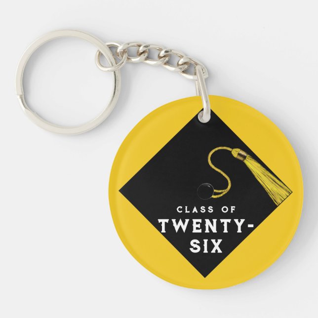 Graduation Keepsake Gift Keychain (Front)