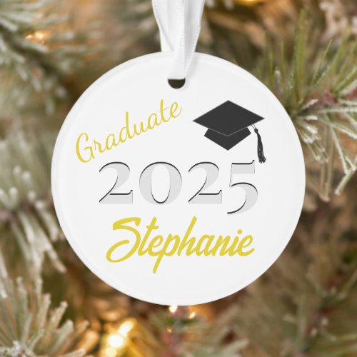 Graduation Keepsake in Yellow