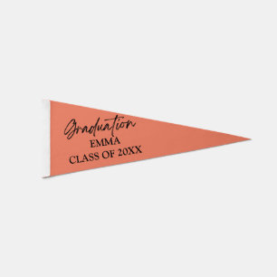 Graduation keepsake Your Name  Pennant Flag