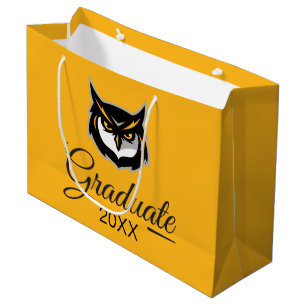Graduation Kennesaw Owl Logo Large Gift Bag
