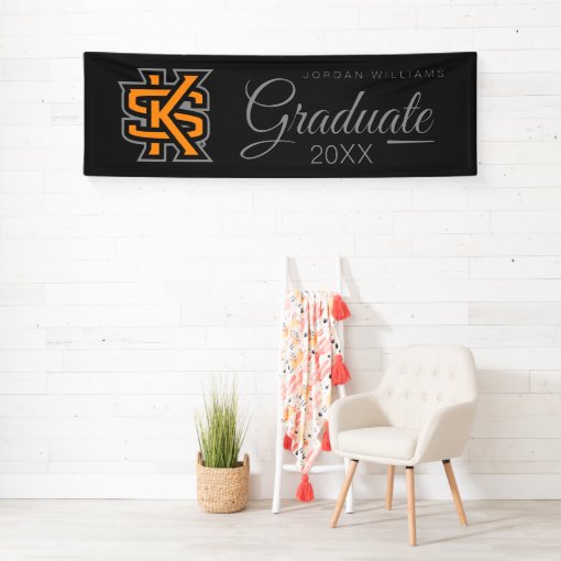 Graduation Kennesaw State Primary Mark Banner Zazzle