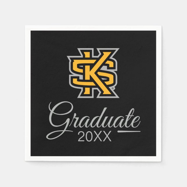 Graduation Kennesaw State Primary Mark Napkins (Front)