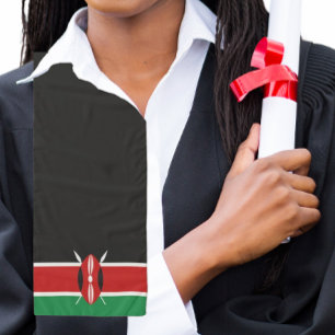 Graduation Kenyan Flag Scarf Stole Sash