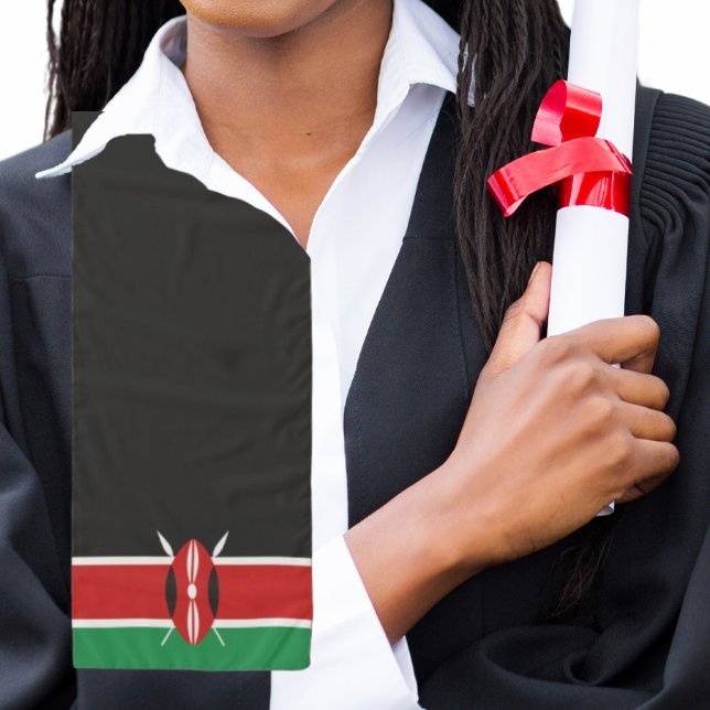 Graduation Kenyan Flag Scarf Stole Sash (Kenya Flag Sash Stole for Graduation)