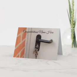 Graduation Keys Greeting Card