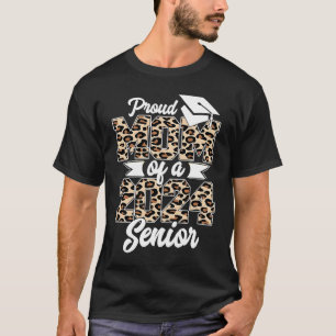 Graduation Leopard  Proud Mom of a 2024 Senior Cla T-Shirt
