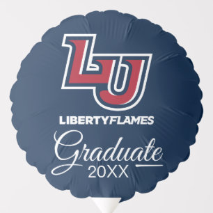 Graduation   Liberty Flames Letters Balloon