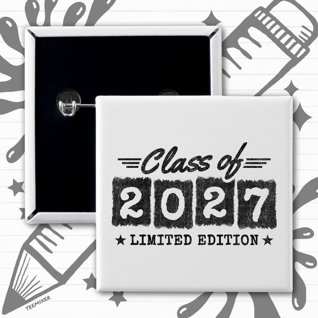 Graduation Limited Edition Senior Class of 2027 Button (Creator Uploaded)
