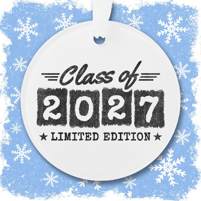 Graduation Limited Edition Senior Class of 2027 Ornament (Creator Uploaded)