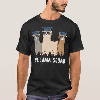 Graduation Llama Grad Diploma Graduate Classic T-S T-Shirt