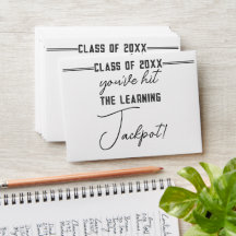 graduation lottery ticket party favor class of