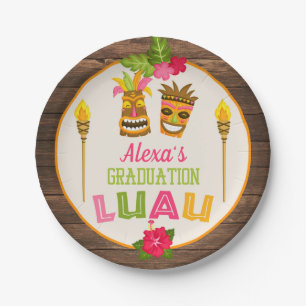 Graduation Luau - Paper Plate