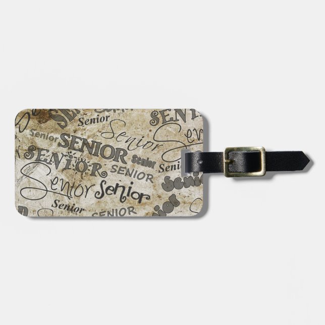 graduation luggage tag (Front Horizontal)